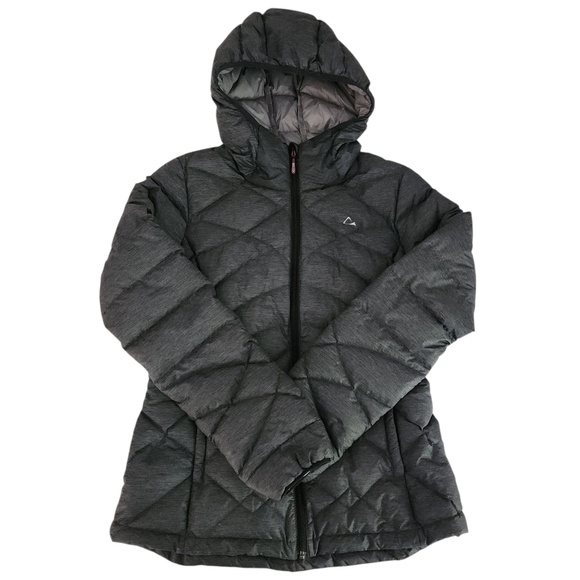 PARADOX packable quilted hooded puffer jacket grey small - Picture 1 of 16